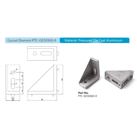 Gusset Element PTC-GE30X60-8