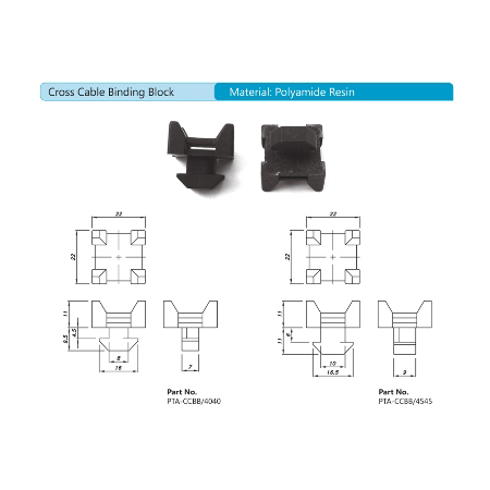 Cross Cable Binding Block